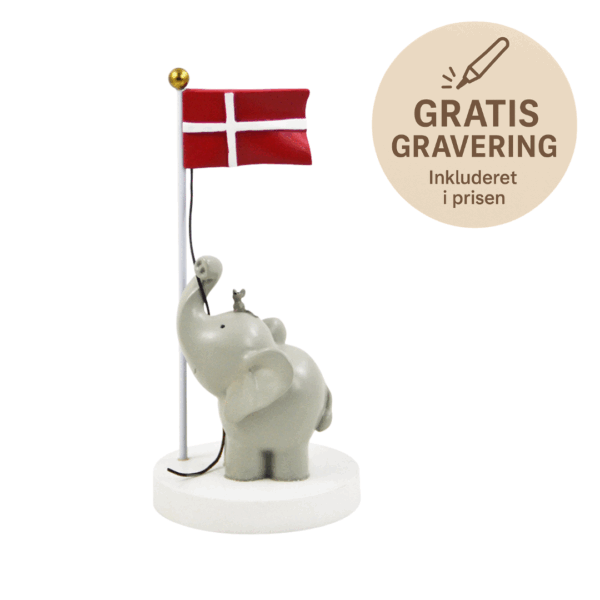 Bordflag - Elefant og Mus