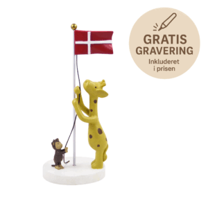 Bordflag - Giraf og Abe