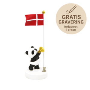 Bordflag - Panda med Trompet