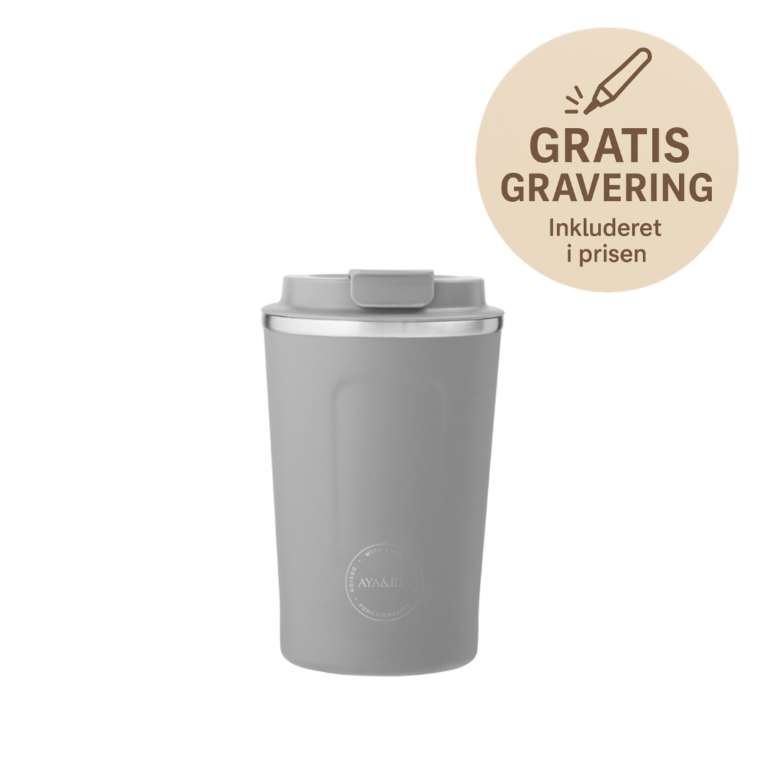 CUP2GO 380 ml, Light Grey