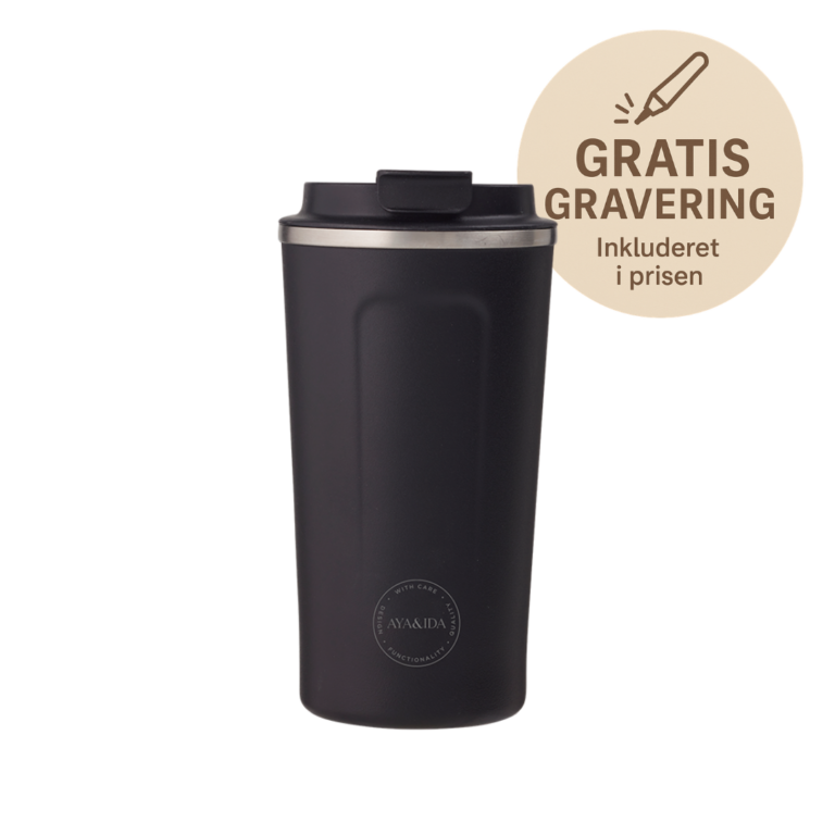 CUP2GO 500 ml, Matte Black