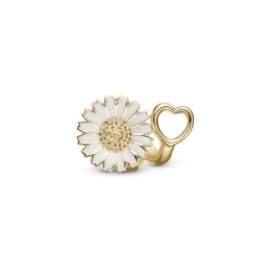 Christina Jewelry Marguerite Bliss forgyldt charm til læderarmbånd på 6 mm