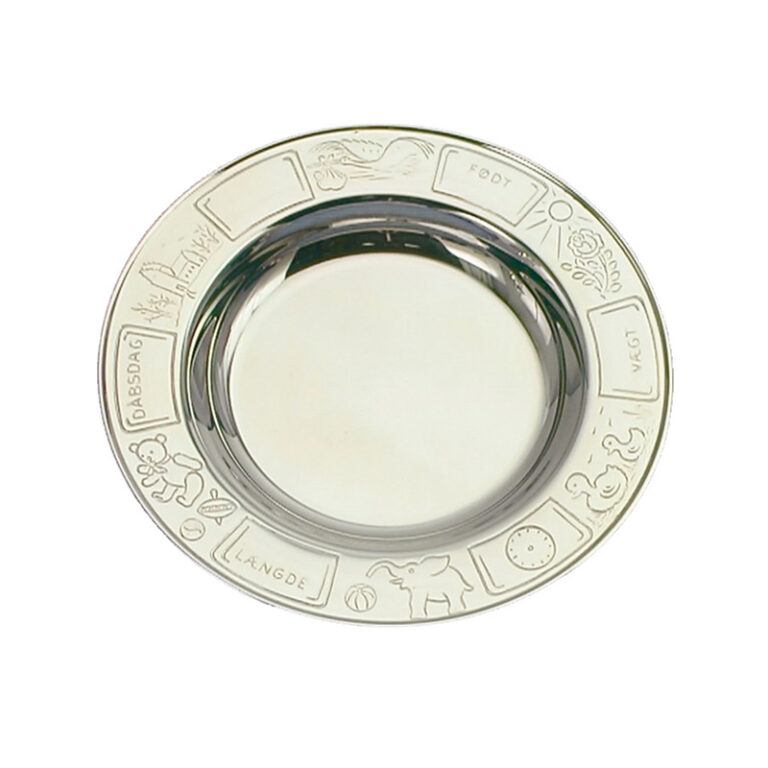 Dåbstallerken, stål