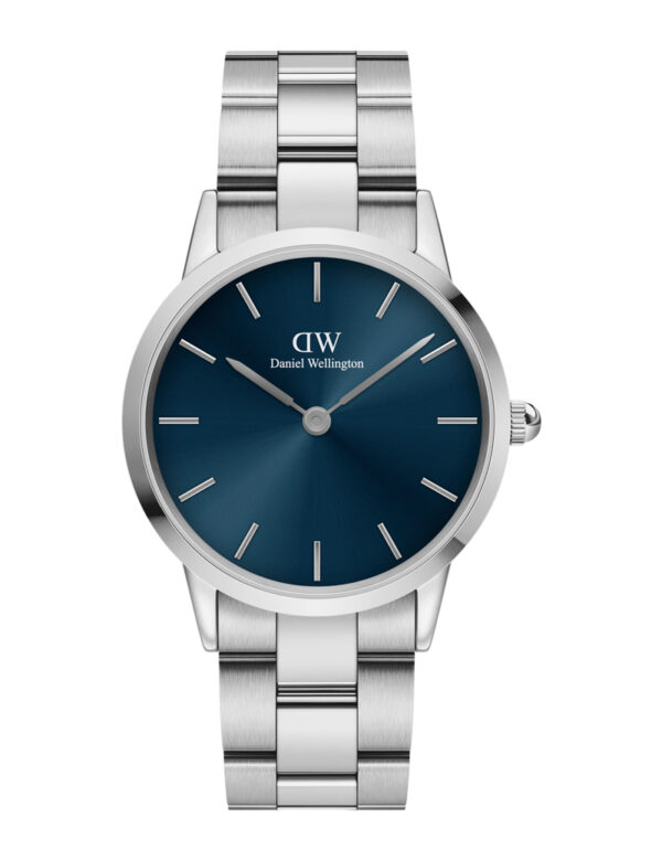 Daniel Wellington Iconic Link Arctic dameur med stållænke 36 mm