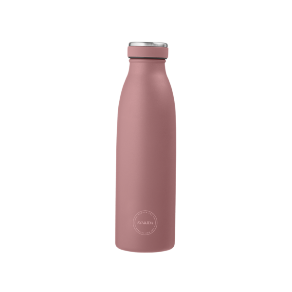 Drikkeflaske 500 ml, Ash Rose