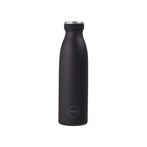 Drikkeflaske 500 ml, Matte Black