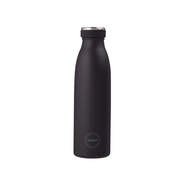 Drikkeflaske 500 ml, Matte Black
