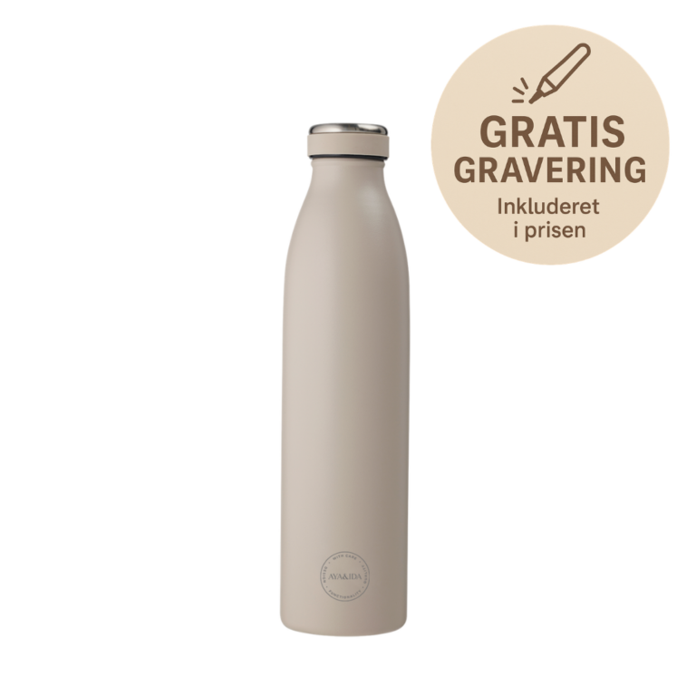 Drikkeflaske 750 ml, Cream Beige