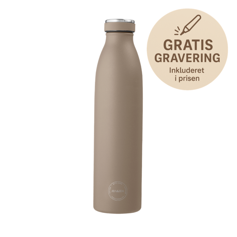 Drikkeflaske 750 ml, Dusty Brown