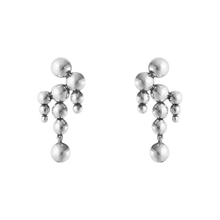 Georg Jensen Moonlight Grapes små chandelier øreringe 551u i sølv