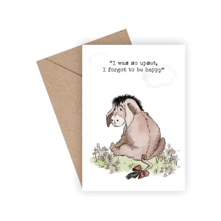 Peter Plys - Æseldyret (A6 kort)