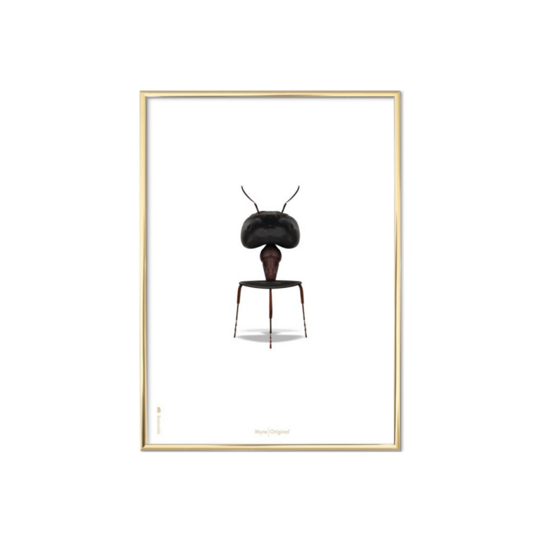 Plakat med Myren - Hvid Klassisk (30x40)