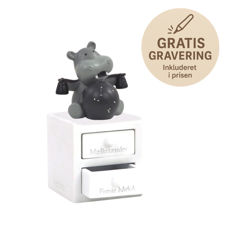 Tandæske/Første hårlok - Vægten